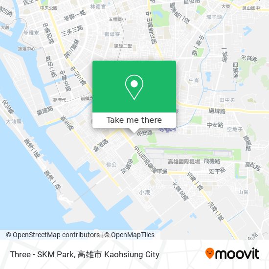 Three - SKM Park map