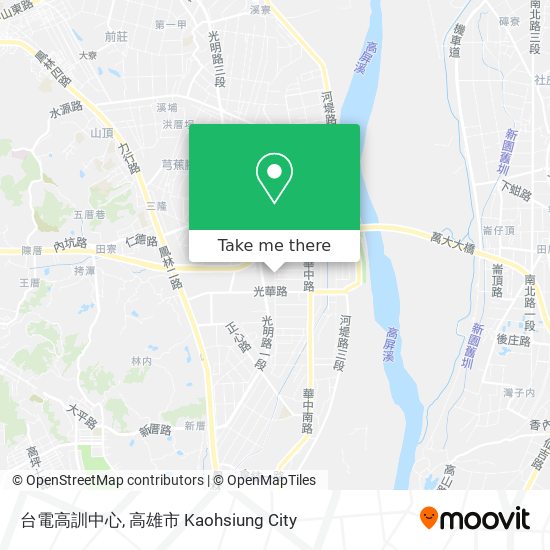 台電高訓中心 map