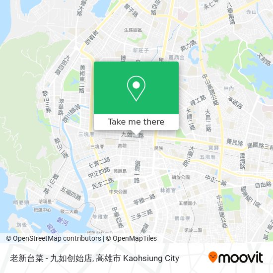 老新台菜 - 九如创始店 map