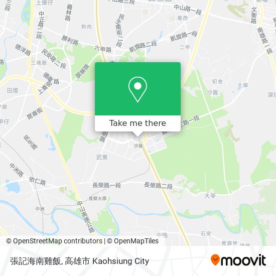 張記海南雞飯 map