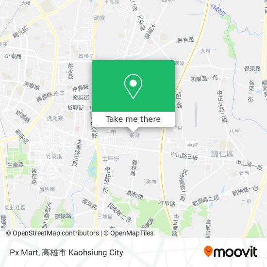 Px Mart map
