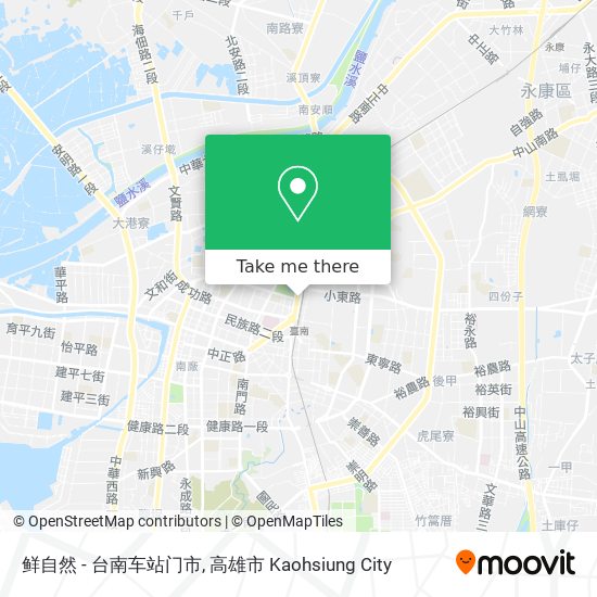 鲜自然 - 台南车站门市 map