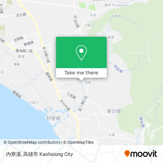 內寮溪 map