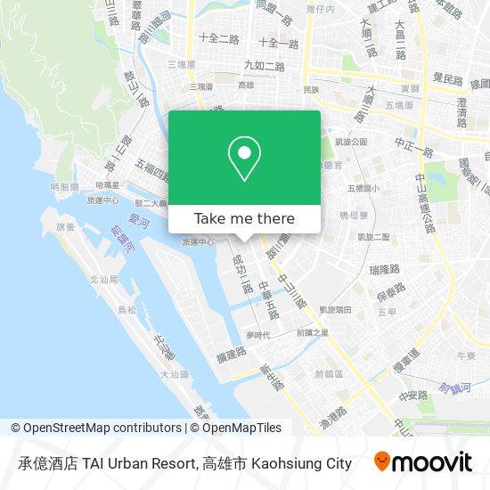 承億酒店 TAI Urban Resort map