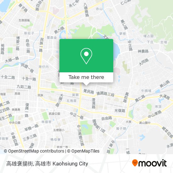 高雄褒揚街 map