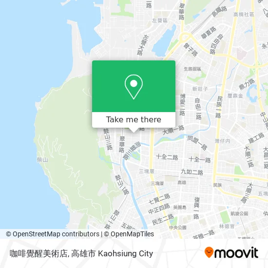 咖啡覺醒美術店地圖