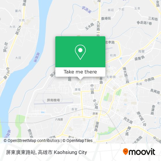 屏東廣東路站 map