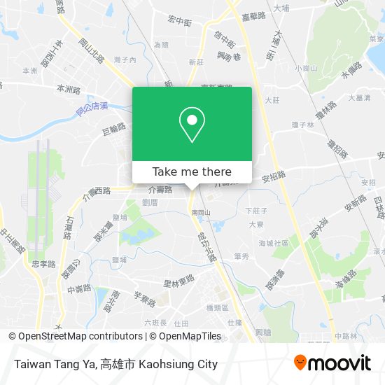 Taiwan Tang Ya map
