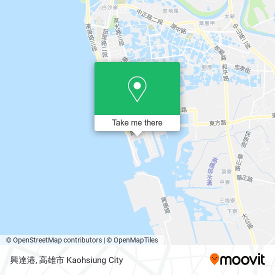興達港 map