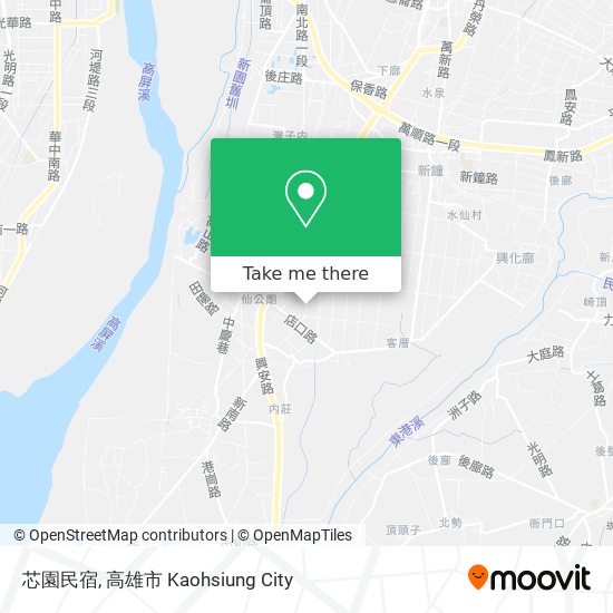 芯園民宿 map