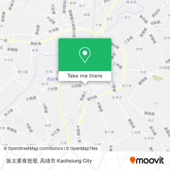 振太素食批發地圖
