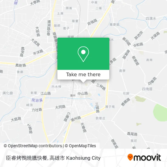 臣睿烤鴨燒臘快餐 map