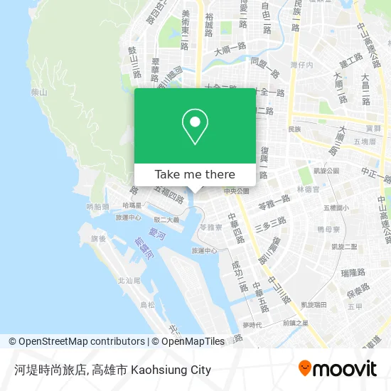 河堤時尚旅店 map