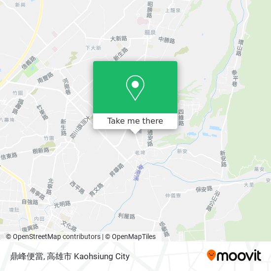 鼎峰便當 map
