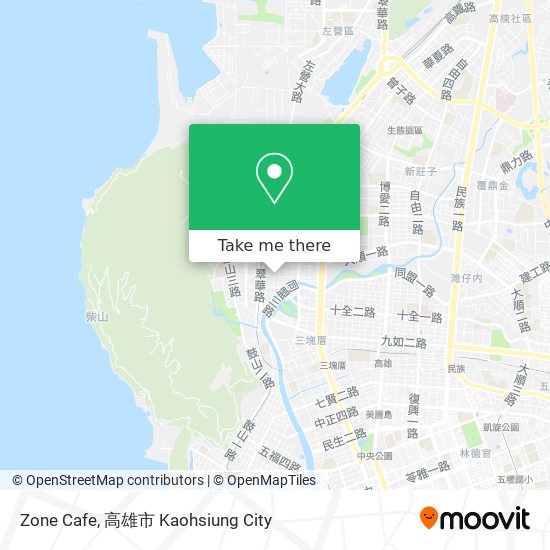 Zone Cafe map