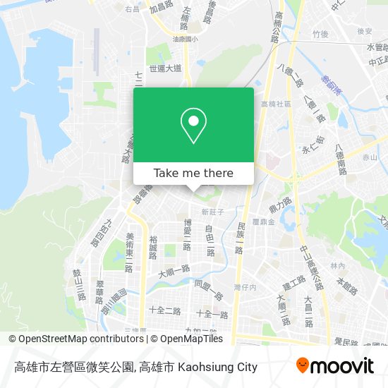高雄市左營區微笑公園 map