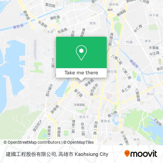 建國工程股份有限公司地圖