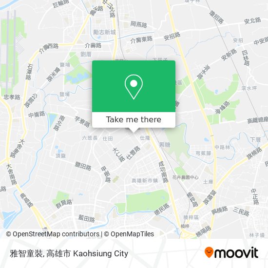 雅智童裝地圖