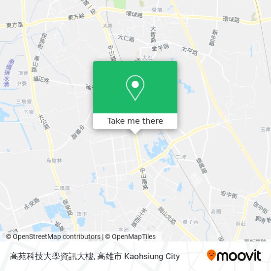 高苑科技大學資訊大樓地圖