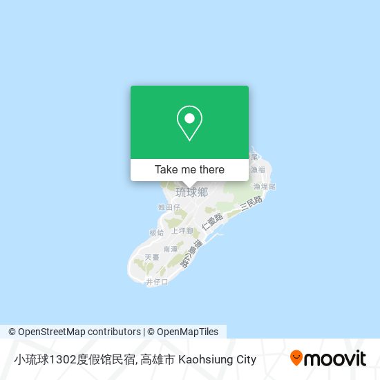 小琉球1302度假馆民宿地圖