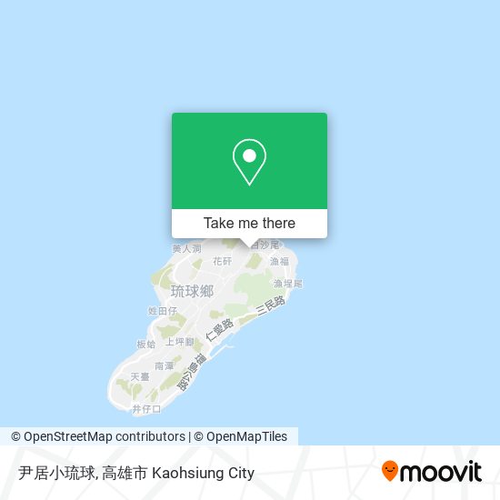 尹居小琉球 map