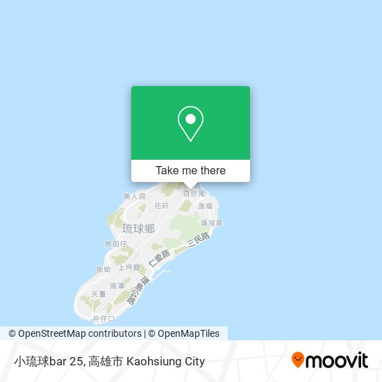 小琉球bar 25 map
