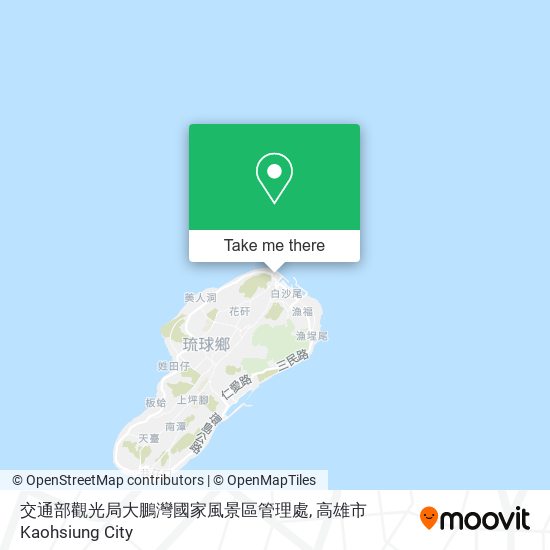 交通部觀光局大鵬灣國家風景區管理處地圖