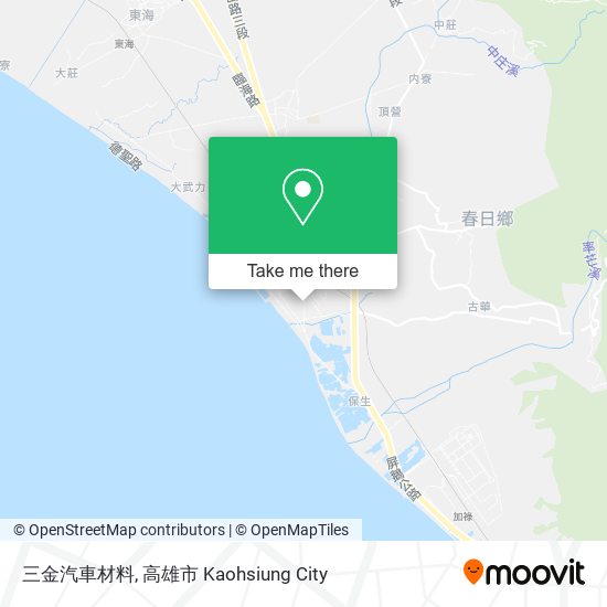 三金汽車材料 map