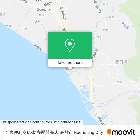 全家便利商店-枋寮愛琴海店地圖