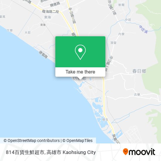 814百貨生鮮超市 map