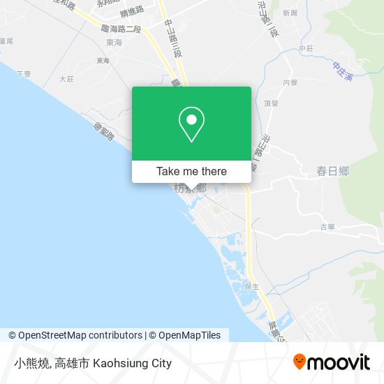 小熊燒 map