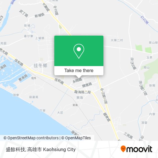 盛餘科技 map
