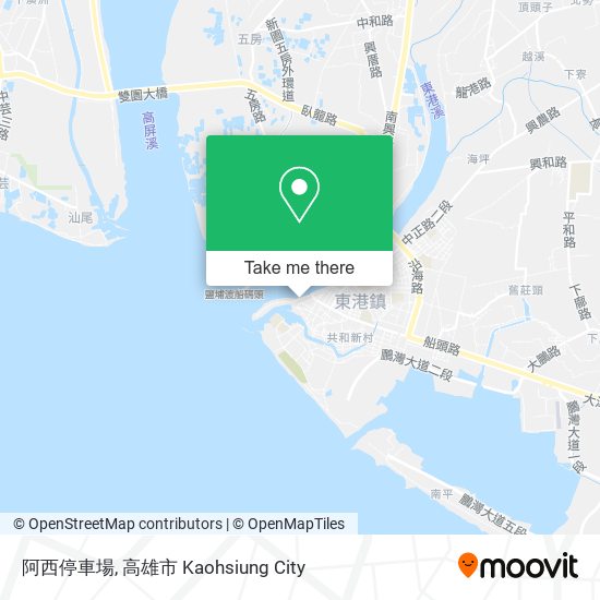 阿西停車場 map