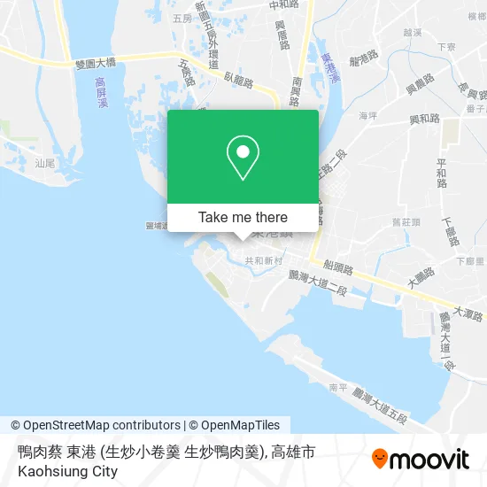 鴨肉蔡 東港 (生炒小卷羹 生炒鴨肉羹)地圖