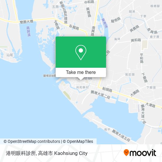 港明眼科診所 map