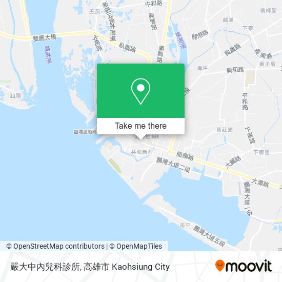 嚴大中內兒科診所地圖
