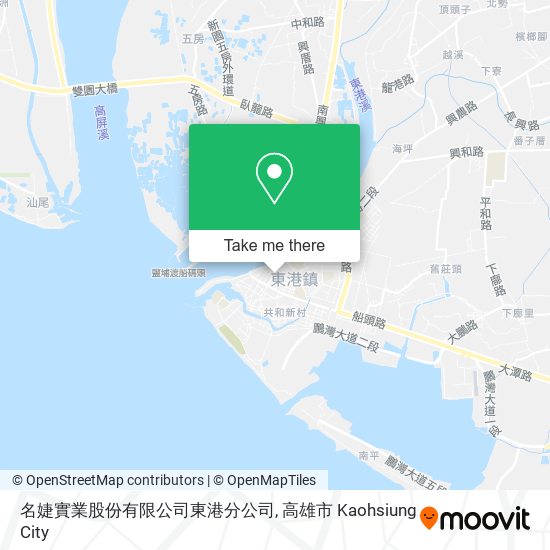 名婕實業股份有限公司東港分公司 map