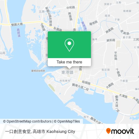 一口創意食堂 map