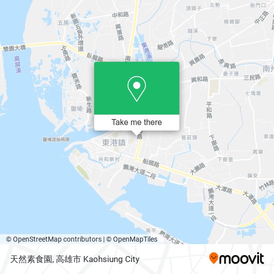 天然素食園 map