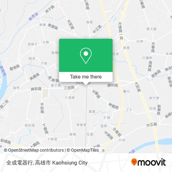 全成電器行 map