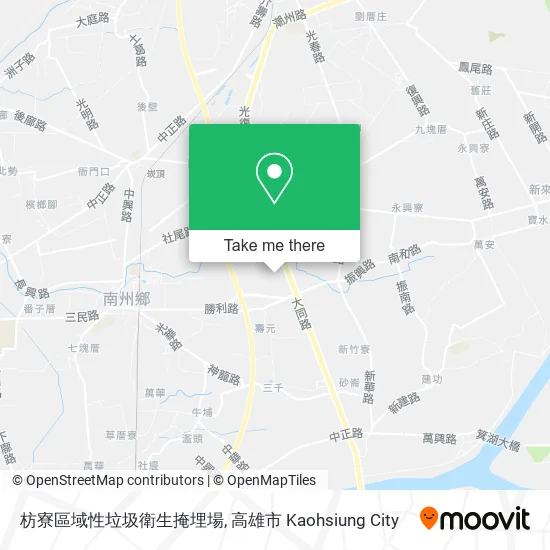 枋寮區域性垃圾衛生掩埋場 map