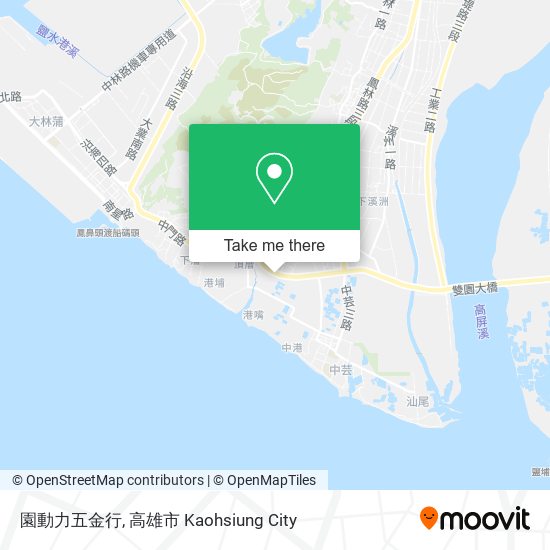 園動力五金行地圖