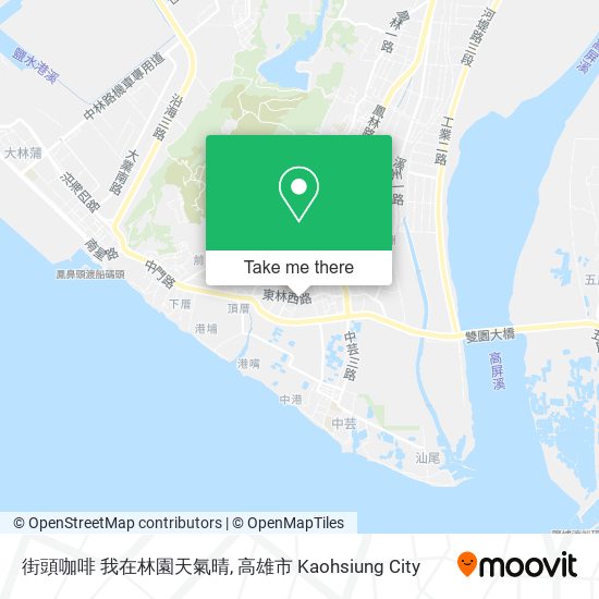 街頭咖啡 我在林園天氣晴 map