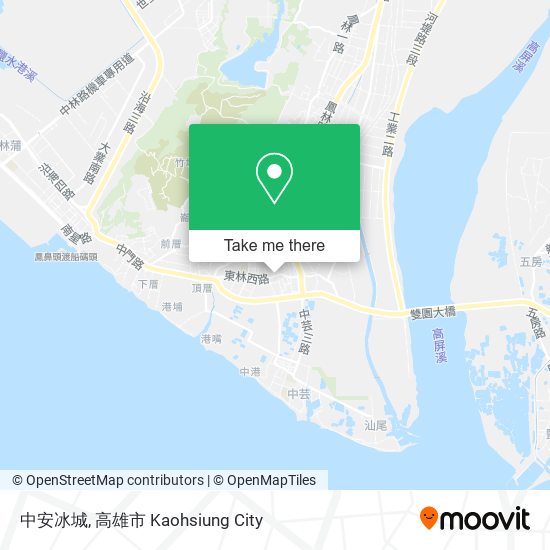 中安冰城 map