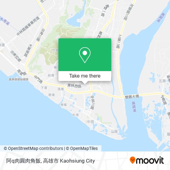 阿q肉圓肉角飯 map