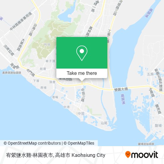 宥縈鹽水雞-林園夜市地圖
