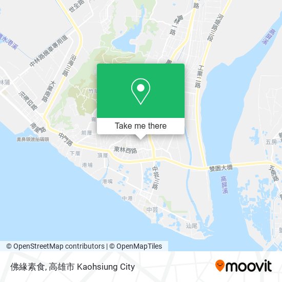 佛緣素食 map