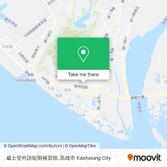 威士登外語短期補習班地圖