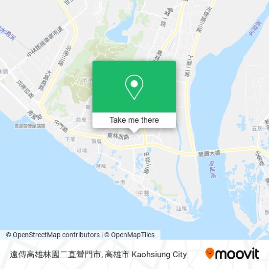 遠傳高雄林園二直營門市地圖
