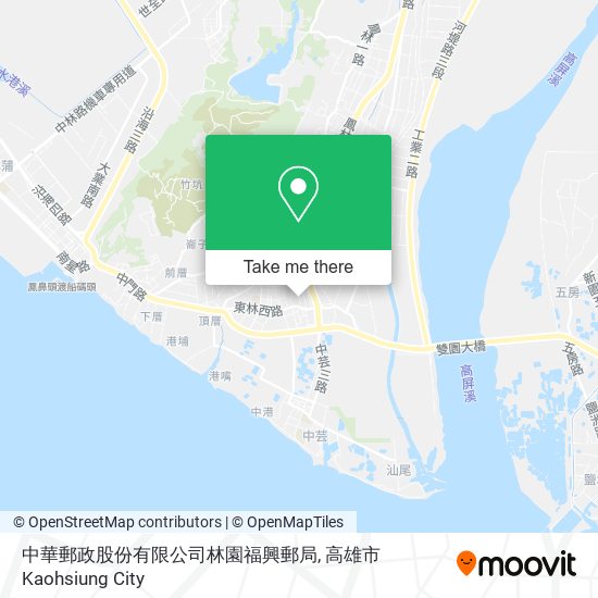 中華郵政股份有限公司林園福興郵局地圖